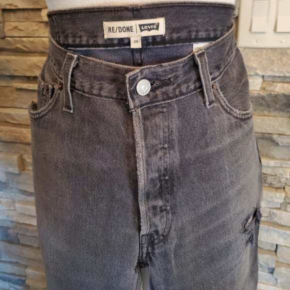 *Rare* Re/Done Levi's Black Denim Jeans